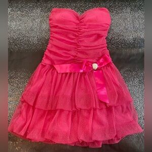 Pink Sparkly teen dress 🩷